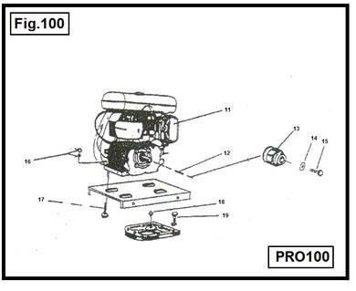 PRO100-13 CLUTCH CENTRIFUGO