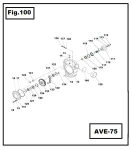 AVE75-16 TAPA CAJA DE ENGRANES TACOM