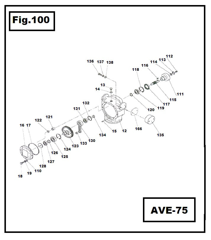 AVE75-16 TAPA CAJA DE ENGRANES TACOM