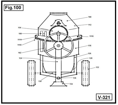 V-321 -124 MASTIL PRINCIPAL