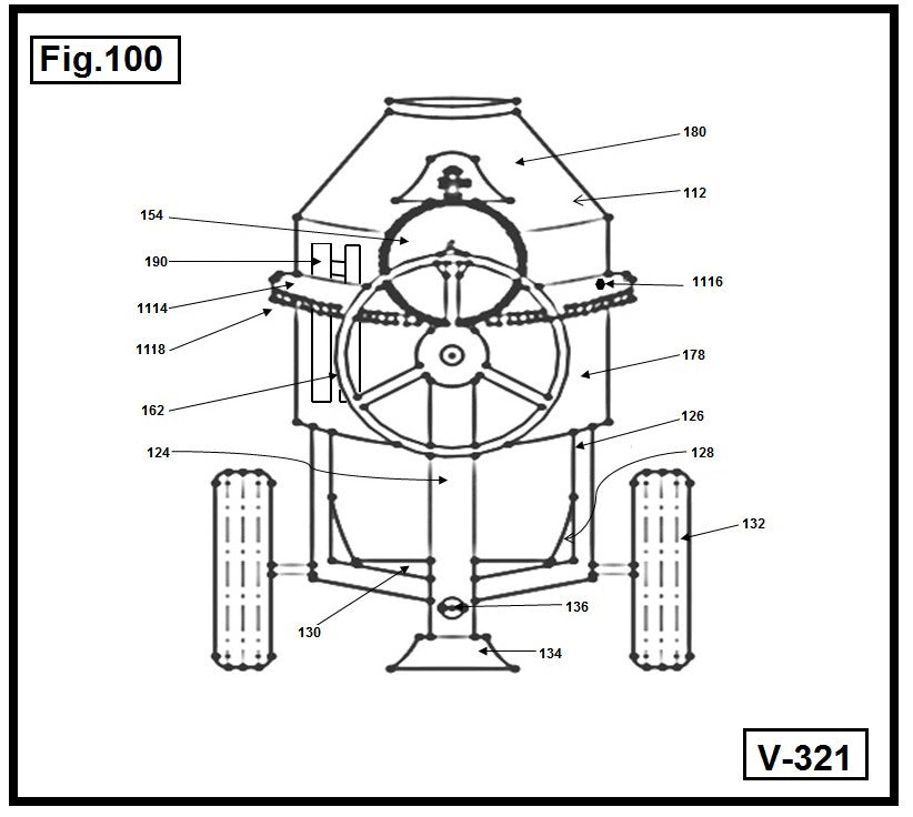 V-321 -124 MASTIL PRINCIPAL