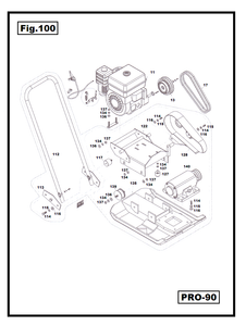 PRO90-122 BASE DEL MOTOR FUJI