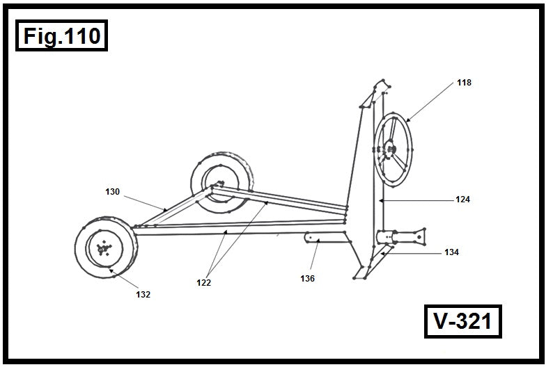 V-321 -134 BASE MASTIL