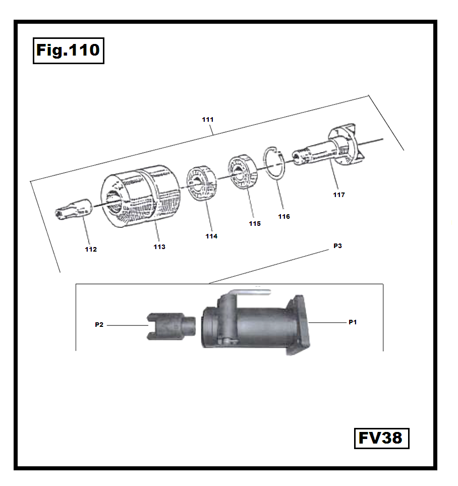 FV38-117 CONECTOR DOBLE MUELA FUJI