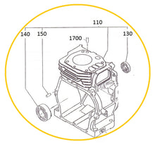 Cargar imagen en el visor de la galería, EH12-110 CARTER COMPLETO MOTOR EH12-2