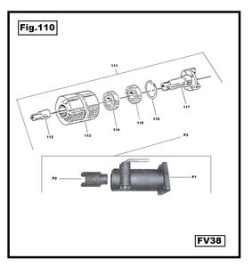 FV38-111 CONECTOR DEL VIBRADOR FUJI