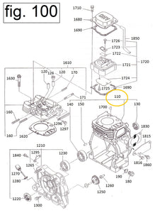 EH12-110 CARTER COMPLETO MOTOR EH12-2