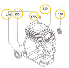 Cargar imagen en el visor de la galería, EH12-110 CARTER COMPLETO MOTOR EH12-2