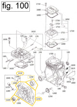 Cargar imagen en el visor de la galería, EH12-1210 TAPA CARTER COMPLETA MOTOR EH12-2