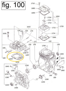 EH12-1620 EMPAQUE CABEZA DEL CILINDRO MOTOR EH12-2