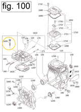 Cargar imagen en el visor de la galería, EH12-1630 TORNILLO CABEZA DEL CILINDRO MOTOR EH12-2