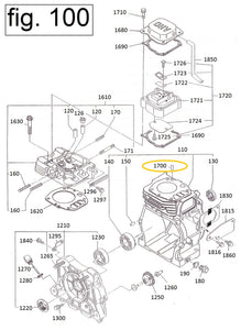 EH12-1700 PERNO GUIA MOTOR EH12-2