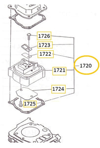 EH12-1720 CONJUNTO COMPLETO MOTOR EH12-2