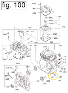 EH12-190 EMPAQUE DRENADOR MOTOR EH12-2