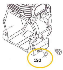 EH12-190 EMPAQUE DRENADOR MOTOR EH12-2