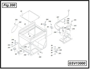 GSV13000-415 RECEPTACULO 250V-15A