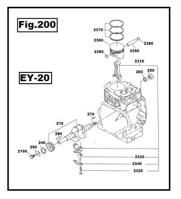 EY20-2350 PERNO PISSTON ROBIN