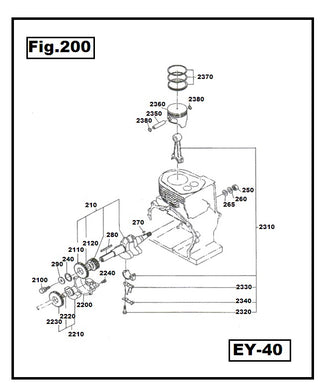 EY40-2210 ENGRANE COMPLETO ROBIN