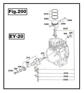 EY20-210 BIELA COMPLETA ROBIN