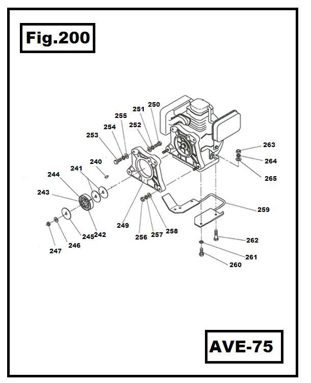 AVE75-240 CUÑA DEL CLUTCH TACOM