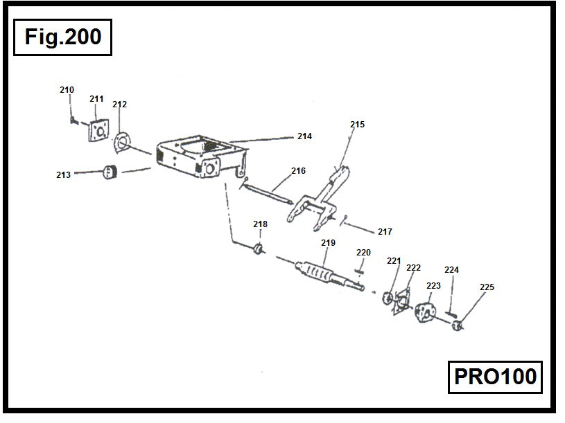 PRO100-224 TORNILLO M8X25