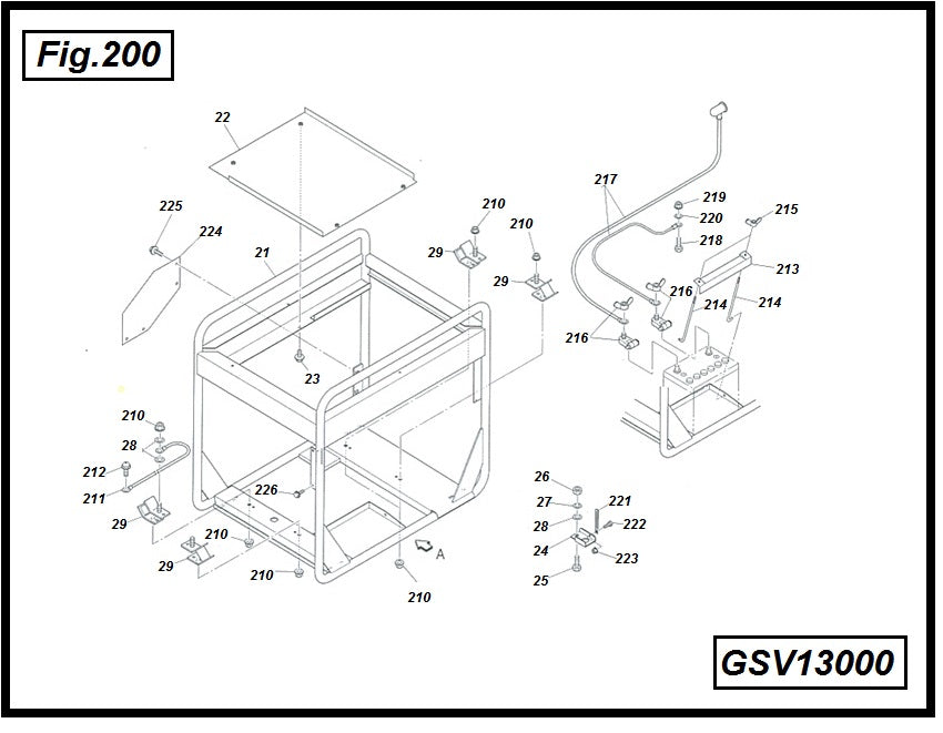 GSV13000-217 CABLE CORRIENTE