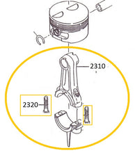 Cargar imagen en el visor de la galería, EH12-2310 BIELA COMPLETA MOTOR EH12-2