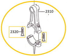 Cargar imagen en el visor de la galería, EH12-2310 BIELA COMPLETA MOTOR EH12-2