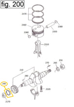 Cargar imagen en el visor de la galería, EH12-240 SEPARADOR DE 0.6MM MOTOR EH12-2