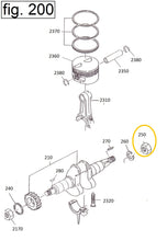 Cargar imagen en el visor de la galería, EH12-250 TUERCA CIGUEÑAL MOTOR EH12-2