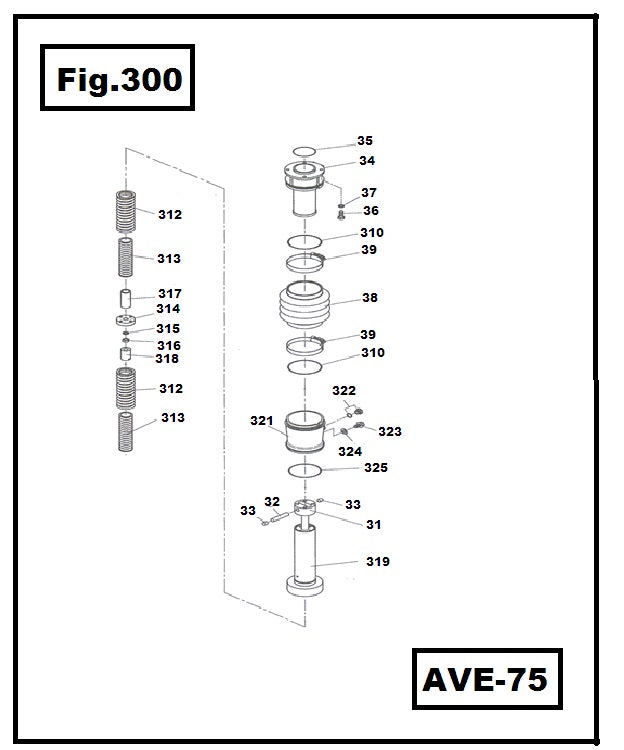 AVE75-32 PERNO FLECHA TACOM