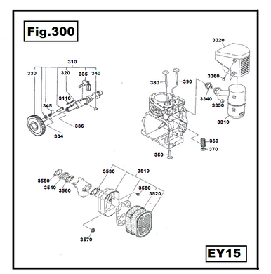 EY15-3530 EMPAQUE FILTRO DE AIRE ROBIN