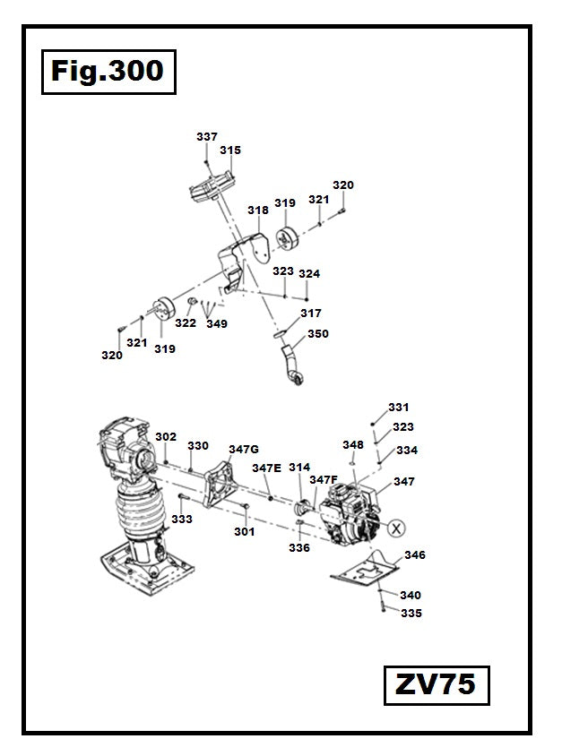 ZV75-347 MOTOR TACOM