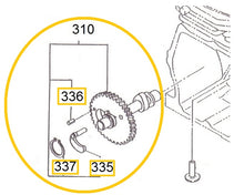 Cargar imagen en el visor de la galería, EH12-310 ARBOL DE LEVAS MOTOR EH12-2