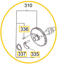 Cargar imagen en el visor de la galería, EH12-310 ARBOL DE LEVAS MOTOR EH12-2