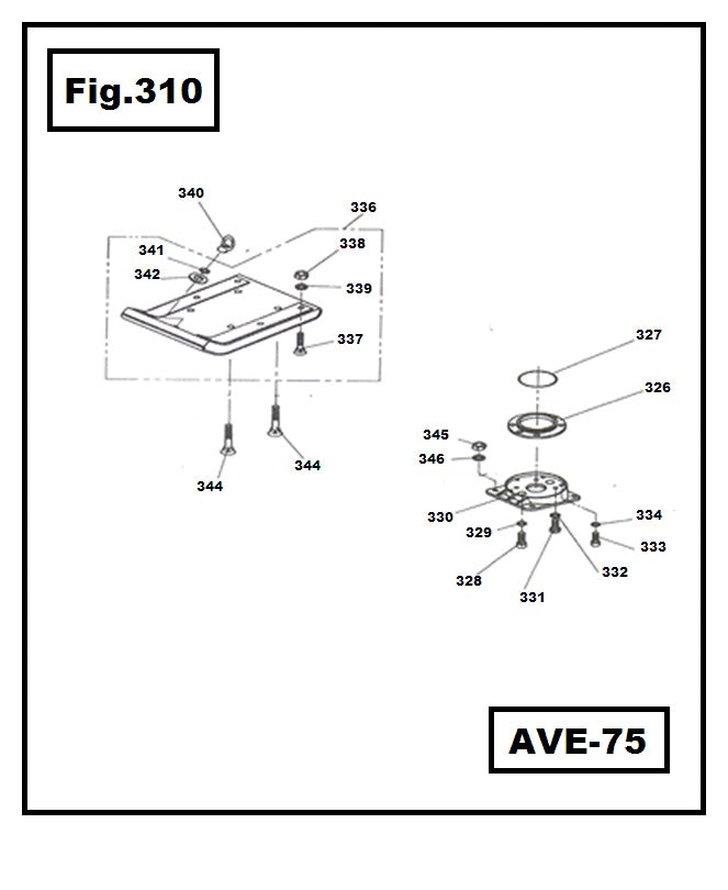 AVE75-344 TORNILLO ZAPATA M12X65 TACOM