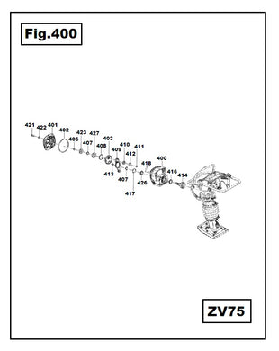 ZV75-400 CAJA DE ENGRANES TACOM