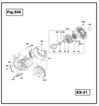 Cargar imagen en el visor de la galería, EX21-310 ARBOL DE LEVAS ROBIN