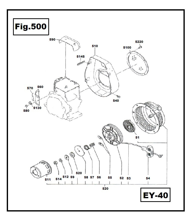 EY40-511 ELEMENTO POLEA ROBIN