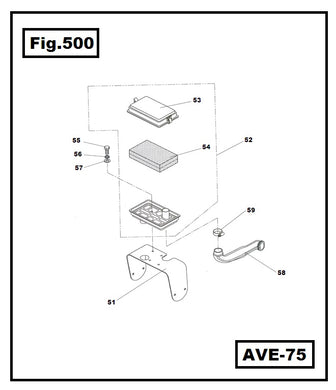 AVE75-54 ELEMENTO FILTRO DE AIRE TACOM