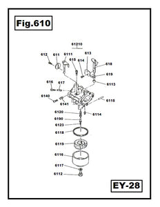 EY28-1610 CABEZA CILINDRO ROBIN