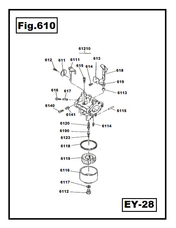 EY28-6117 EMPAQUE TORNILLO ROBIN