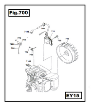 Cargar imagen en el visor de la galería, EY15-5210 POLEA RETRACTIL COMPLETO ROBIN