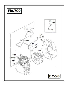 EY28-650 LLAVE DE PASO COMPLETO ROBIN