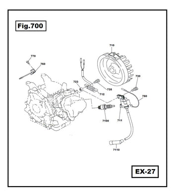 EX27-750 CABLE ROBIN