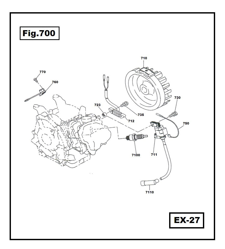 EX27-750 CABLE ROBIN