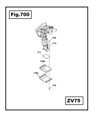 ZV75-719 TORNILLO ZAPATA TACOM